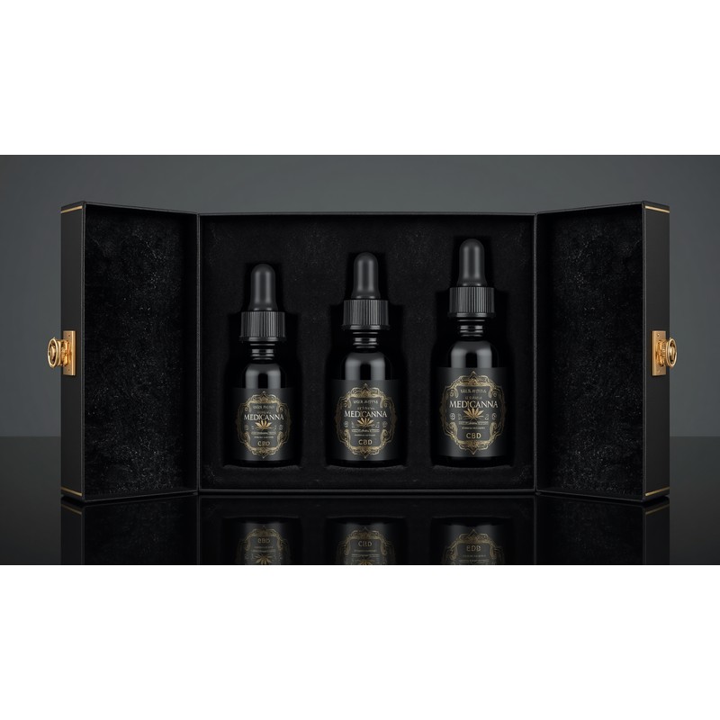 Kit Medicanna - Premium CBD Oil (15ml + 30ml + 60ml) - total 9450mg
